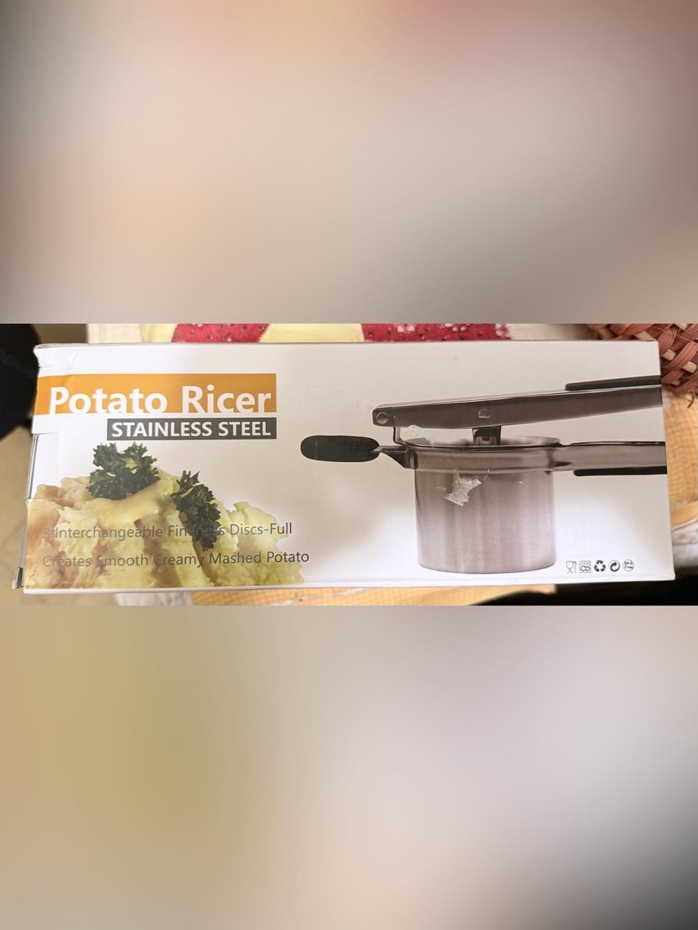 Stainless Steel Potato Ricer - Picture 2 of 5